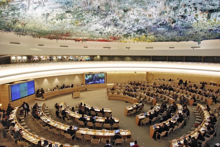 مندوب فلسطين بالامم المتحدة يطالب الجمعية العامة بتعليق عضوية امريكا بمجلس حقوق الانسان