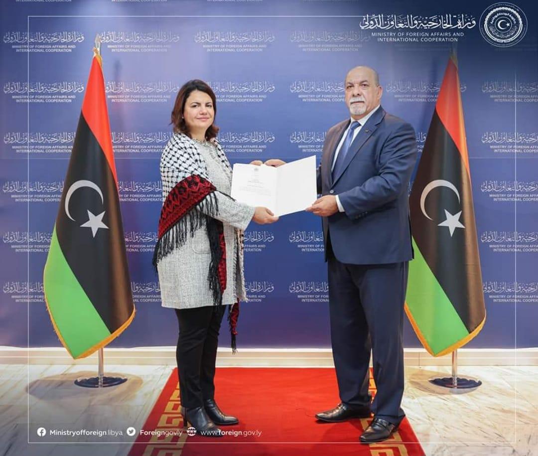 وزيرة الخارجية الليبية تستقبل الرحال والعتيلي وتبحث معهما سبل تعزيز العلاقات