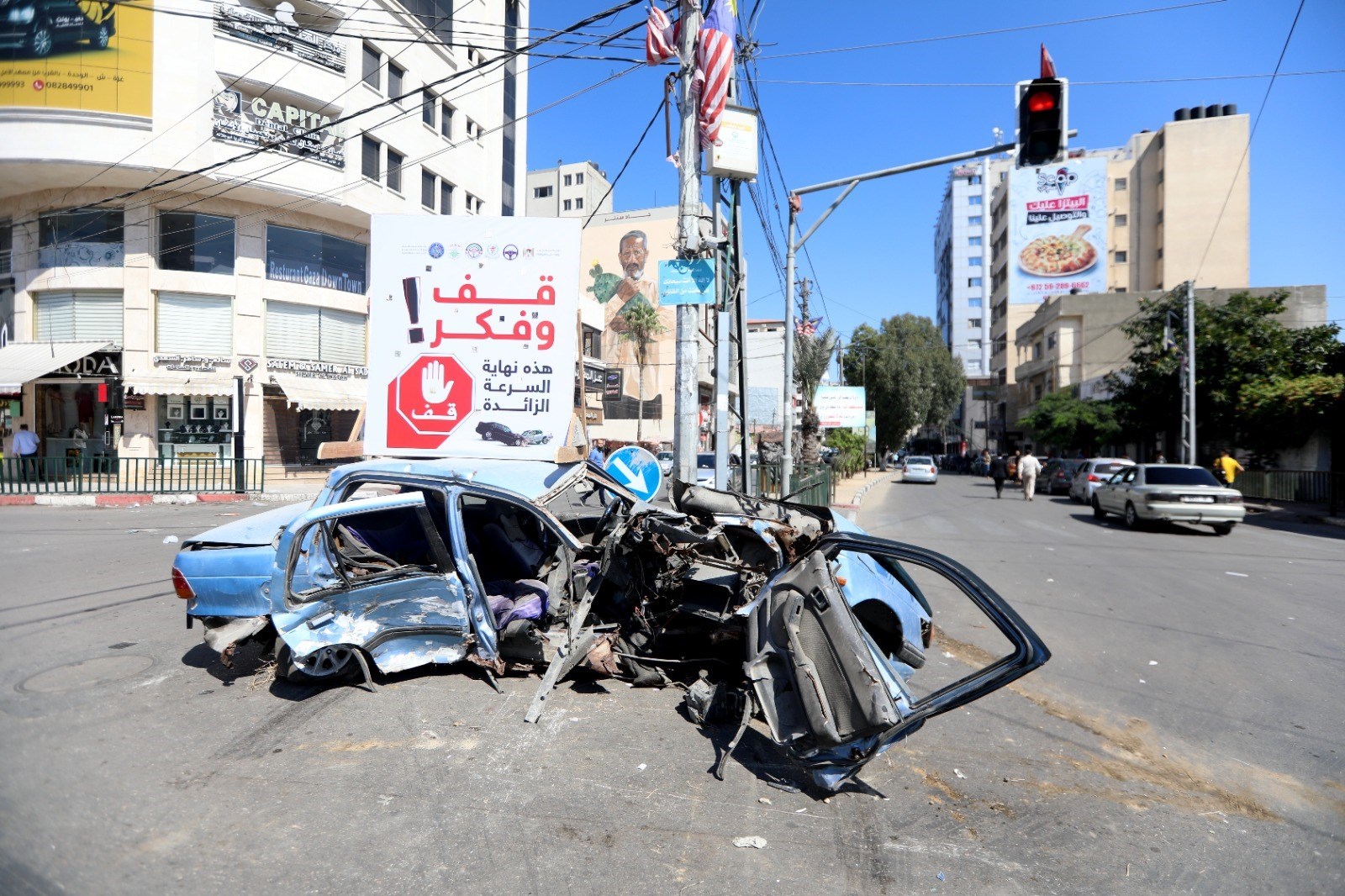 مرور غزة: 9 إصابات في 7 حوادث سير خلال 24 ساعة