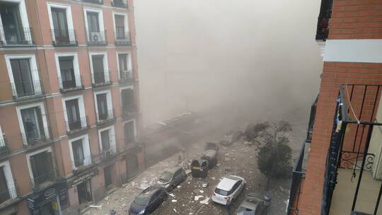 انفجار عنيف يهز وسط العاصمة الإسبانية مدريد
