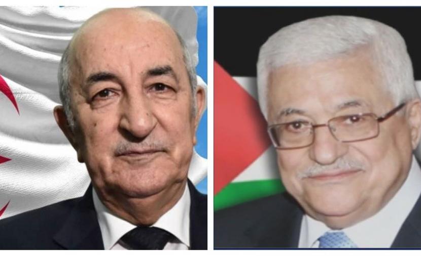 اتصال هاتفي بين الرئيس عباس ونظيره الجزائري