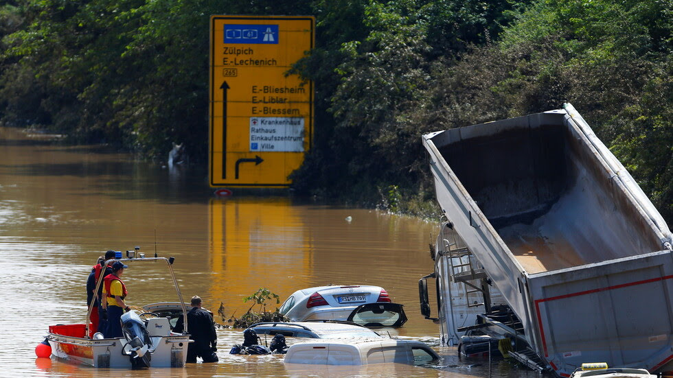حصيلة ضحايا الفيضانات في أوروبا ترتفع إلى 183 قتيلاً أغلبهم في ألمانيا (فيديو)