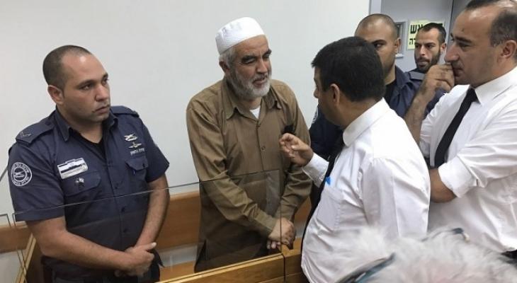 محكمة الاحتلال الإسرائيلي تقرر تمديد العزل الانفرادي للشيخ رائد صلاح