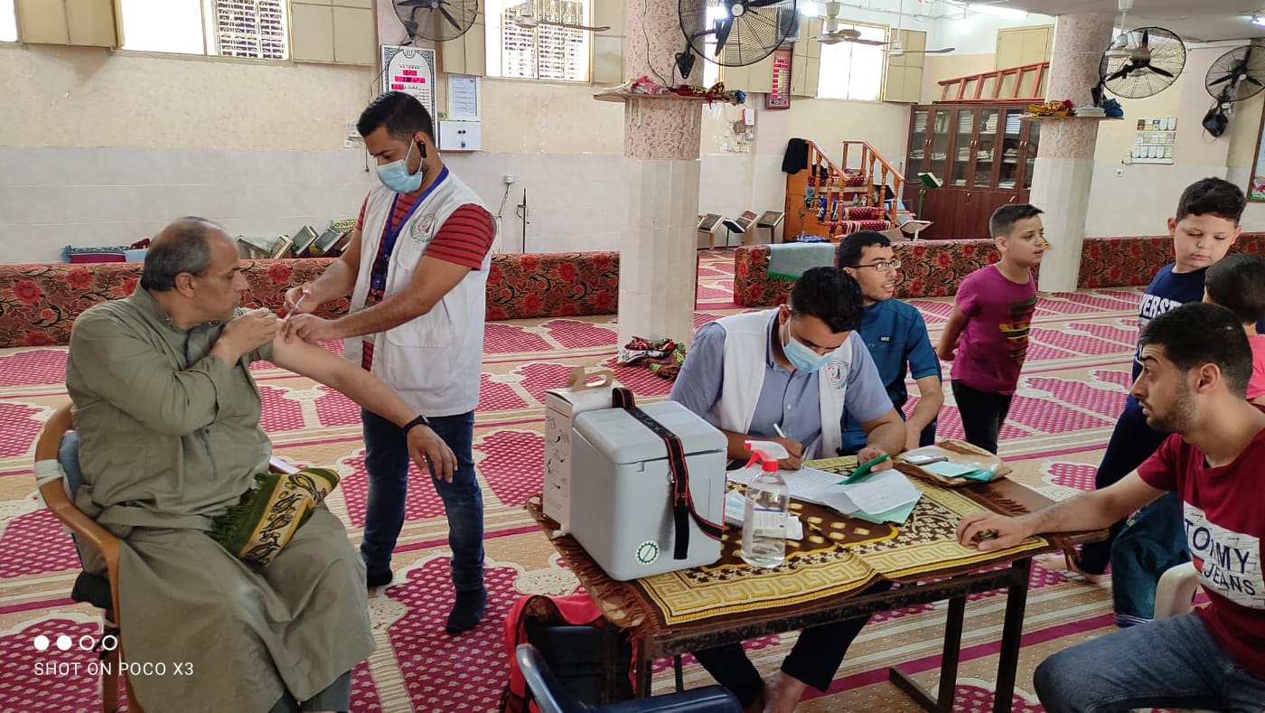 بالتعاون مع الصحة...الأوقاف بغزة تنفذ حملة لتطعيم رواد المساجد على مستوى القطاع