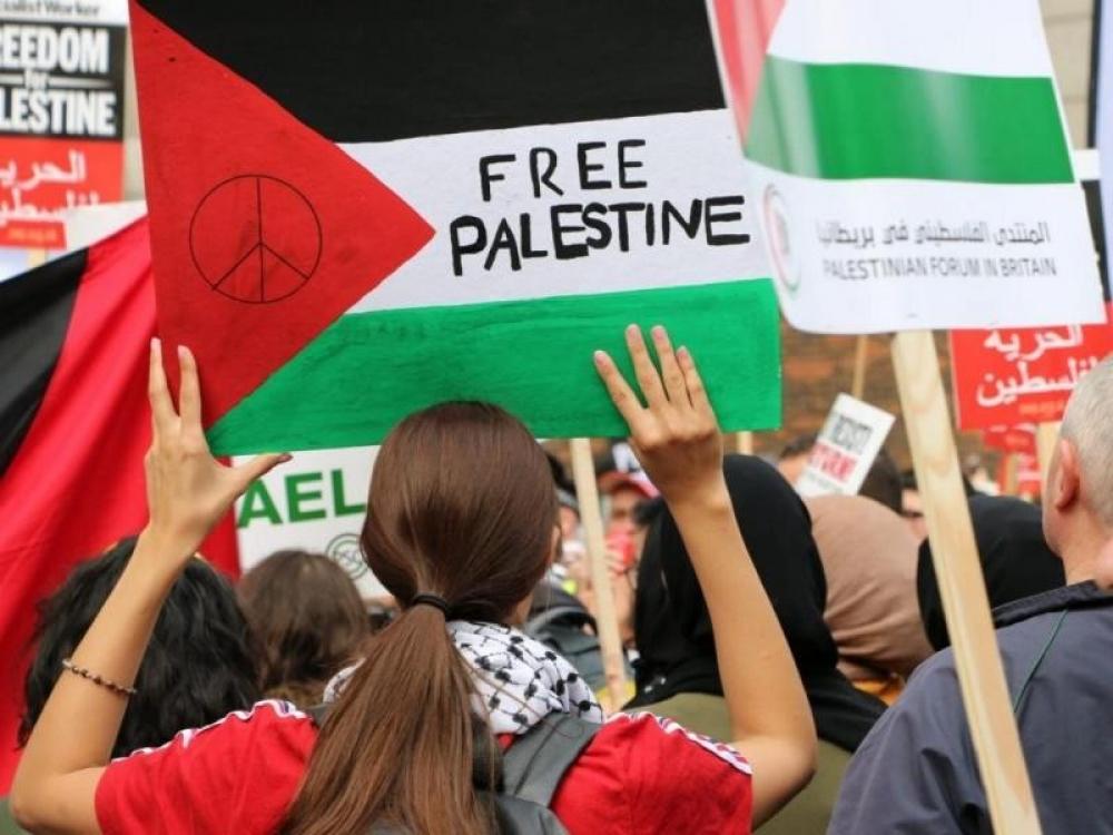 نشطاء في أمريكا يكثفون حملات إلكترونية لفضح جرائم الاحتلال بغزة