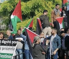 الجالية الفلسطينية في بلجيكا ولوكسمبورغ تنظم وقفة احتجاجية رفضا لعقد مجلس الشراكة الاوروبي الاسرائيلي 