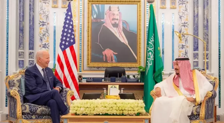 بيان سعودي أمريكي يدعم حل الدولتين