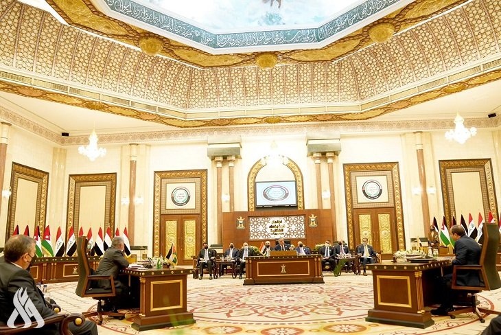 قادة مصر والعراق والأردن يؤكدون ضرورة تفعيل الجهود لتحقيق السلام العادل والشامل