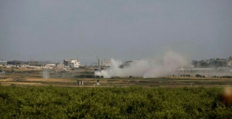 قصف عدة أهداف شمال قطاع غزة