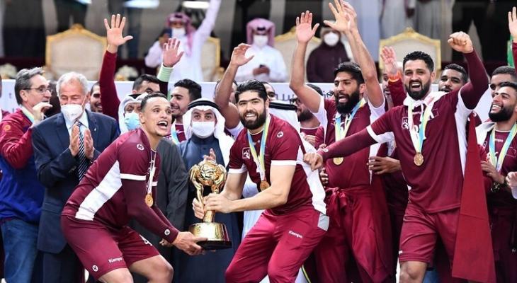 قطر تتوج بلقب كأس آسيا لكرة اليد 2022