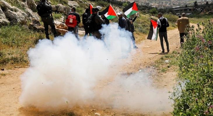 اندلاع مواجهات مع قوات الاحتلال على جبل صبيح جنوب نابلس