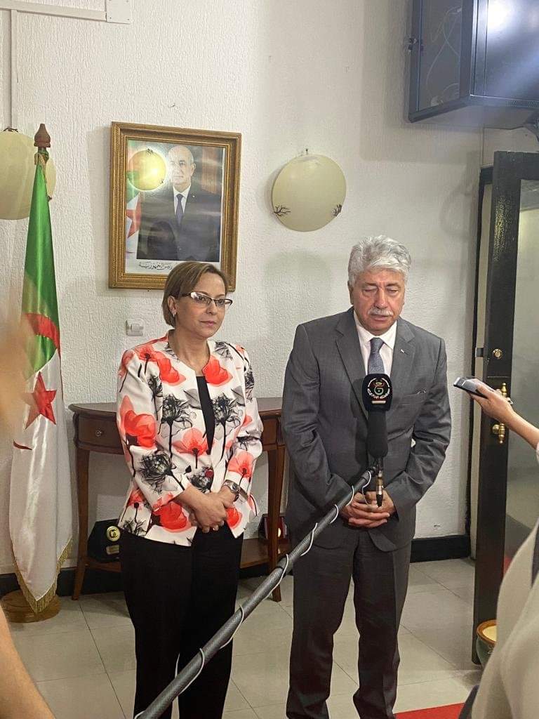 مجدلاني يبحث مع  وزيرة التضامن الوطني الجزائرية التعاون المشترك في المجال الاجتماعي