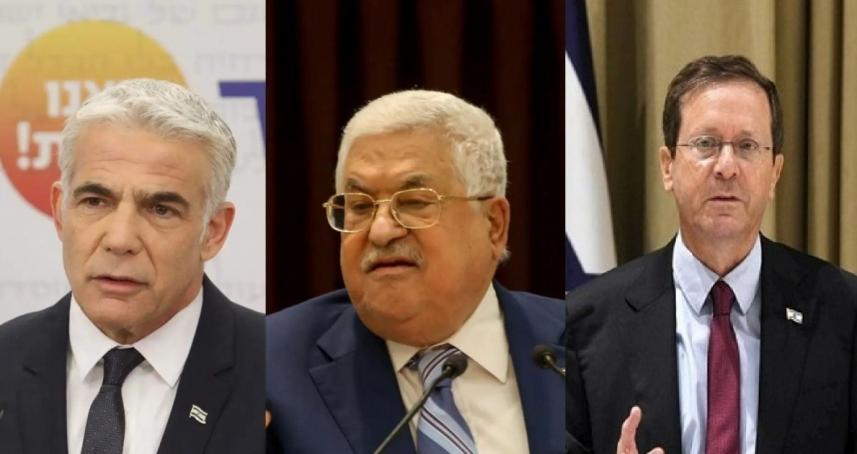 الرئيس الإسرائيلي ولابيد يهاتفان الرئيس عباس لتهنئته بعيد الأضحى