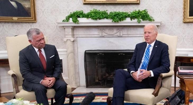 تفاصيل اتصال هاتفي بين ملك الأردن والرئيس الأميركي بشأن القضية الفلسطينية 