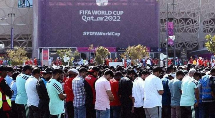 شاهد: أول صلاة جمعة في كأس العالم 2022