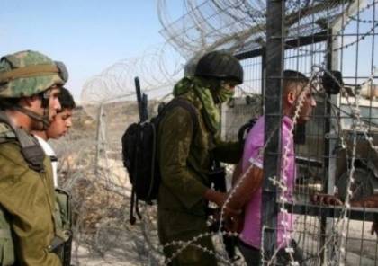 جيش الاحتلال يعتقل شاب فلسطيني اجتاز الحدود جنوب قطاع غزة