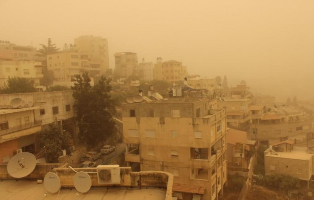 طقس فلسطين: أجواء مغبرة والحرارة أعلى من معدلها بحدود 5 درجات  