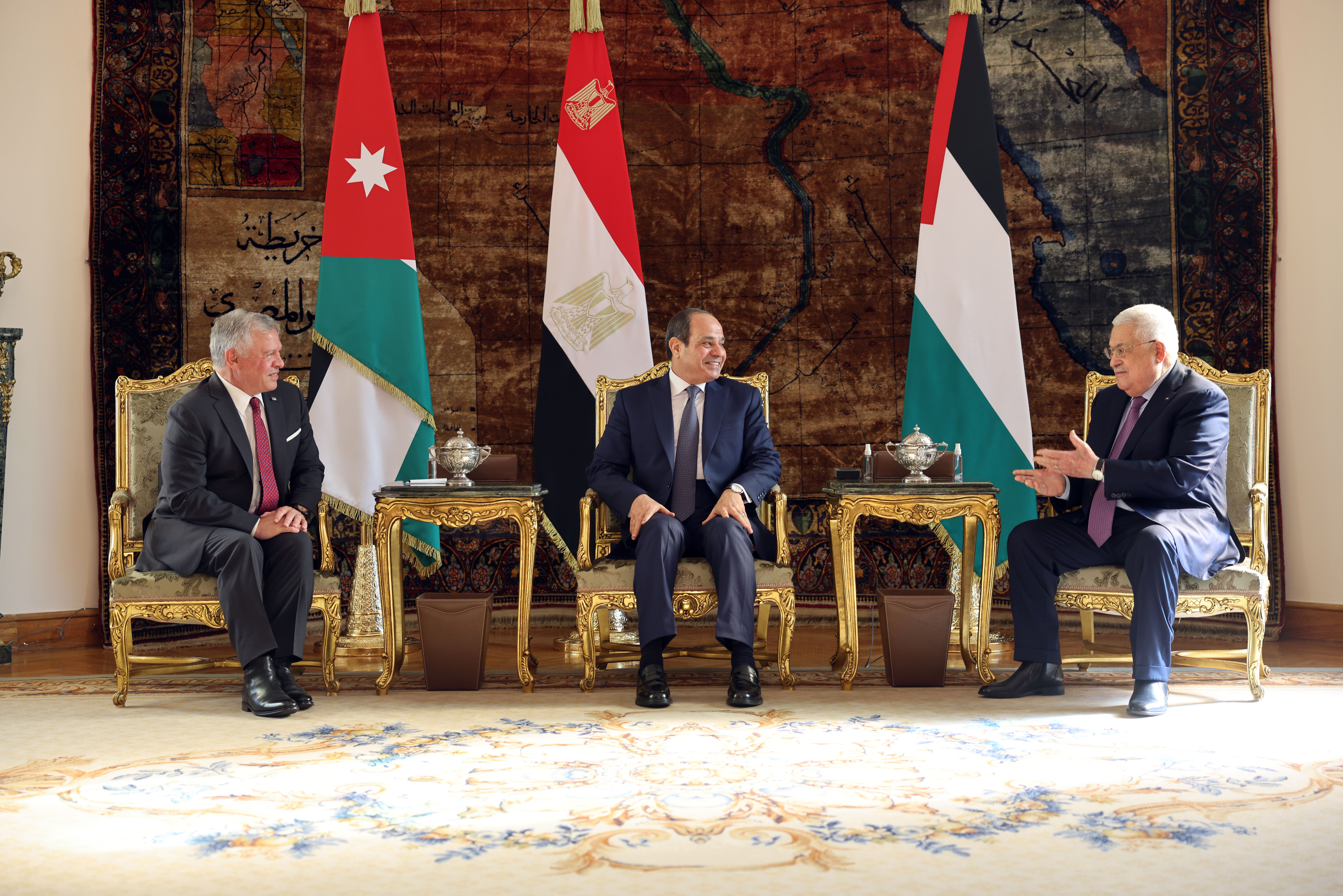 طالع... البيان الختامي للقمة الثلاثية بمشاركة الرئيسين عباس والسيسي والعاهل الأردني