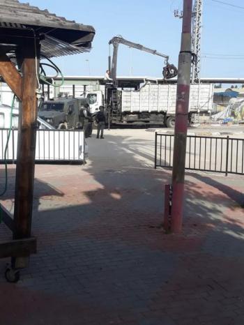 الاحتلال الإسرائيلي يدمر 40 بسطة قرب معبر الجلمة شمال جنين