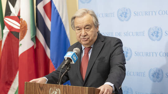 الأمين العام للأمم المتحدة يعبر عن قلقه إزاء احتدام الأوضاع في القدس