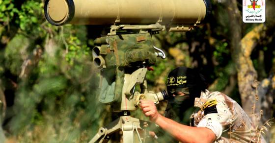 سرايا القدس تعلن استهداف جيب إسرائيلي بصاروخ كورنيت شرق غزة
