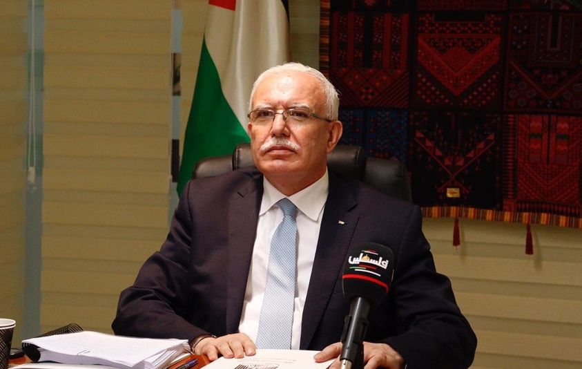 المالكي يطلع وزير الدولة الألماني للشؤون الخارجية على آخر التطورات الفلسطينية