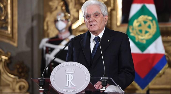 الرئيس الإيطالي: حل الدولتين أساس لإنهاء الصراع الفلسطيني الإسرائيلي