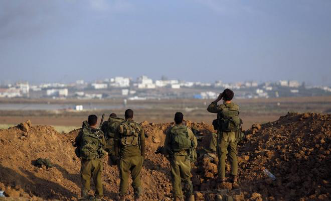 جيش الاحتلال الإسرائيلي يعزز قواته على طول الشريط الحدودي  مع قطاع غزة