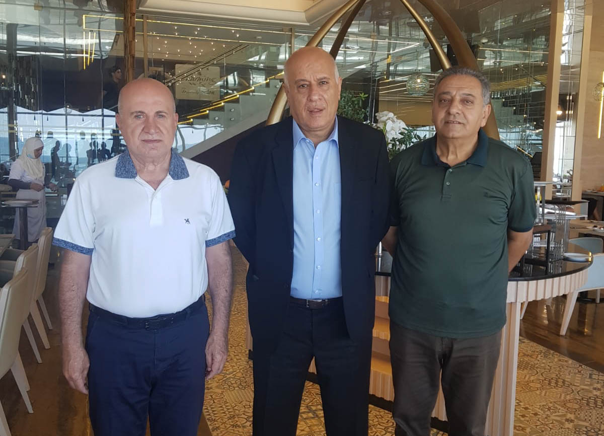 الرجوب يبحث مع رئيس الاتحاد اللبناني لكرة القدم تعزيز التعاون