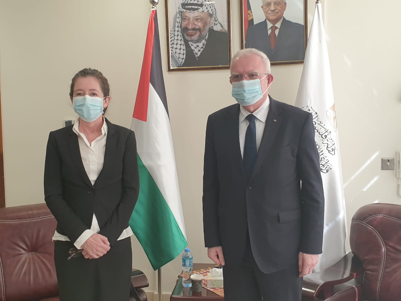 المالكي يُودع رئيسة مكتب تمثيل الدنمارك بمناسبة انتهاء مهامها الرسمية لدى فلسطين