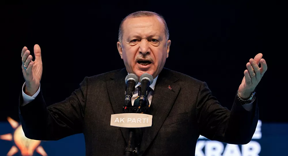 الولايات المتحدة تدين تصريحات أردوغان بشأن 
