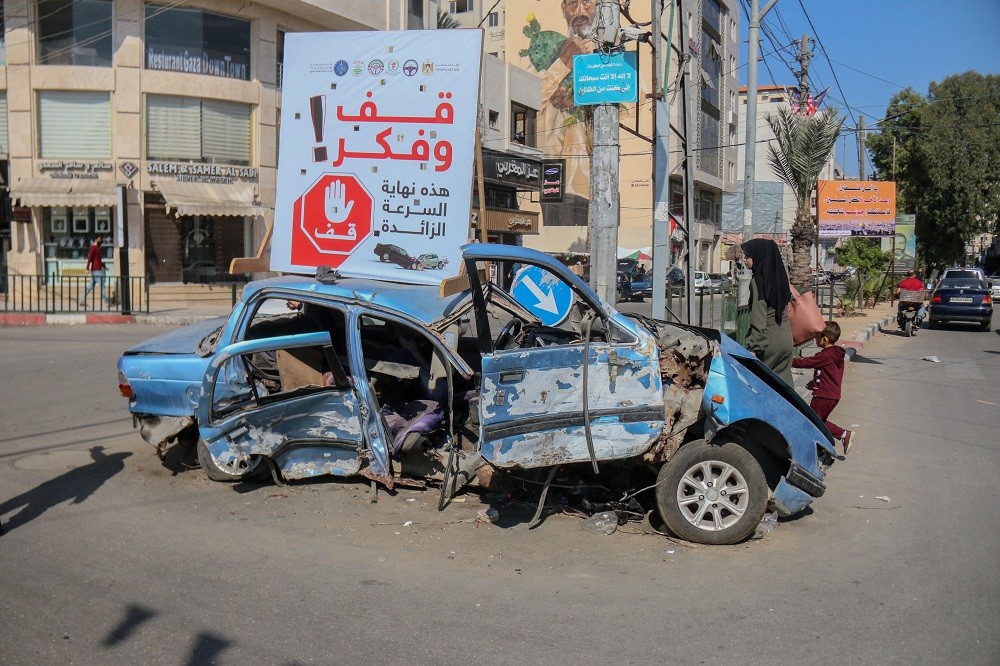 مرور غزة: 28 إصابة إثر 63 حادث سير خلال الأسبوع الماضي 