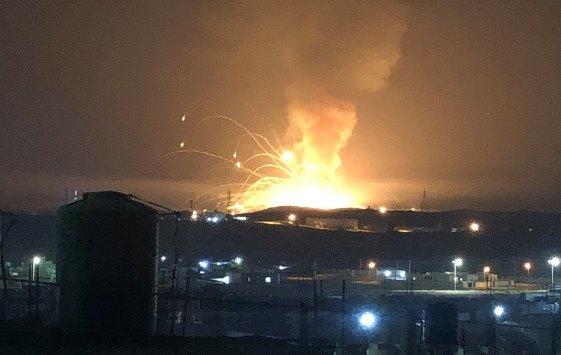 االأردن.. انفجار مستودع ذخيرة في منطقة الغباوي