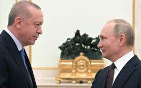 بوتين وأردوغان يبحثان هاتفيا مستجدات الوضع في أوكرانيا