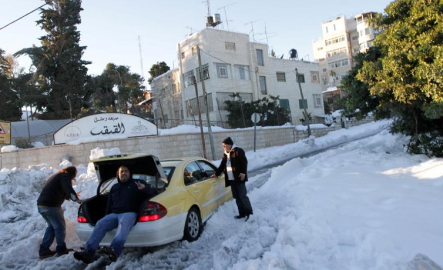 طقس فلسطين.. استمرار المنخفض الجوي وثلوج فوق مرتفعات 900 متر