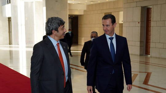 الخارجية الأمريكية: واشنطن قلقة إزاء التقارير عن اجتماع بين الرئيس السوري ووزير خارجية الإمارات