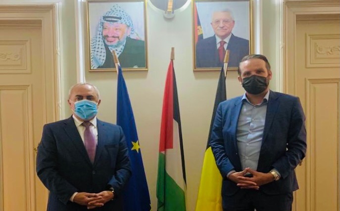 تفاصيل لقاء السفير الفرا مع نائب فيدرالي بلجيكي بشأن آخر التطورات في فلسطين
