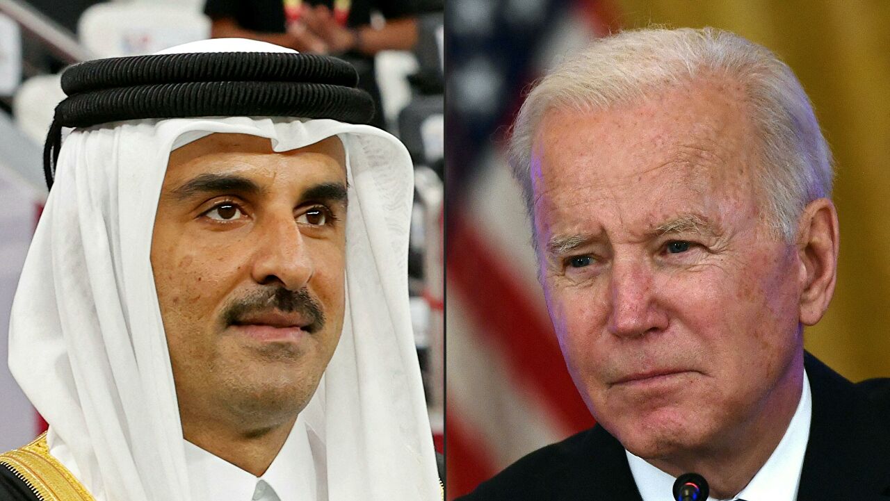 بايدن يستقبل أمير قطر ويناقش معه قضايا أبرزها أمن الخليج واستقرار إمدادات الطاقة العالمية