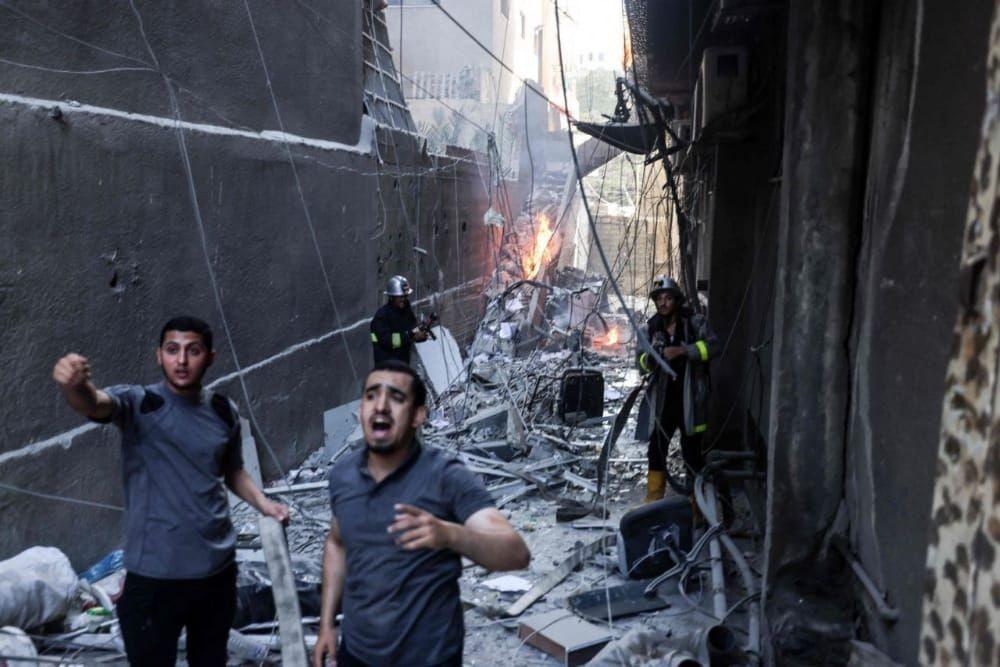 إصابة 5 مواطنين بينهم 3 أطفال في قصف إسرائيلي شرق غزة