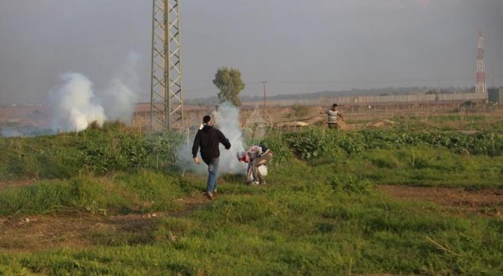 الاحتلال يطلق قنابل غاز تجاه صيادي العصافير شرق قطاع غزة