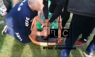 فيديو- لحظة وفاة لاعب جزائري إثر سكتة قلبية