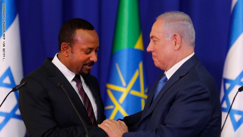 نتنياهو وآبي أحمد يبحثان نقل نحو ألفي إثيوبي يهودي إلى إسرائيل