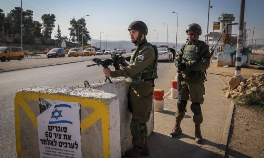 الاحتلال الإسرائيلي يكثف من تواجده العسكري وينصب عدة حواجز جنوب جنين