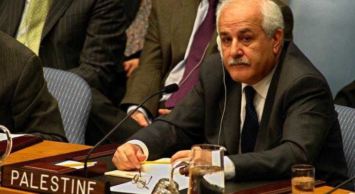 منصور: جلسة لمجلس الأمن الأربعاء المقبل لبحث انتهاكات الاحتلال واعتداءات مستوطنيه