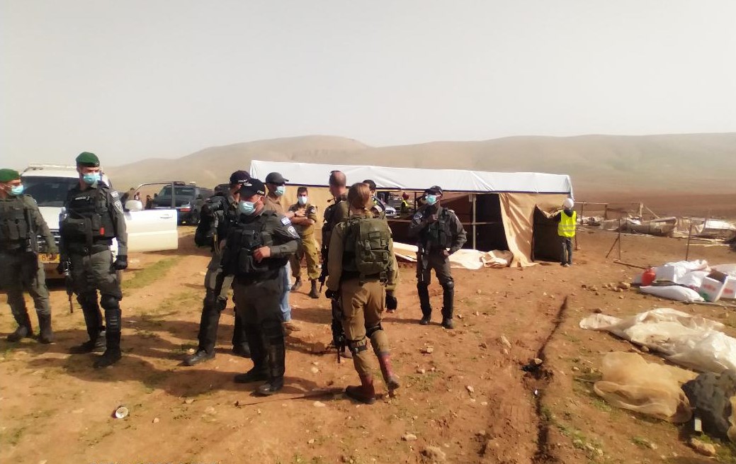 قوات الاحتلال الإسرائيلي تداهم خربة حمصة الفوقا بالأغوار الشمالية