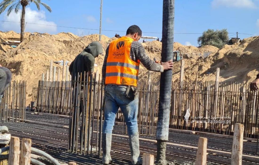 سرحان: العمل في مشروع بناء المدن المصرية بغزة مستمر