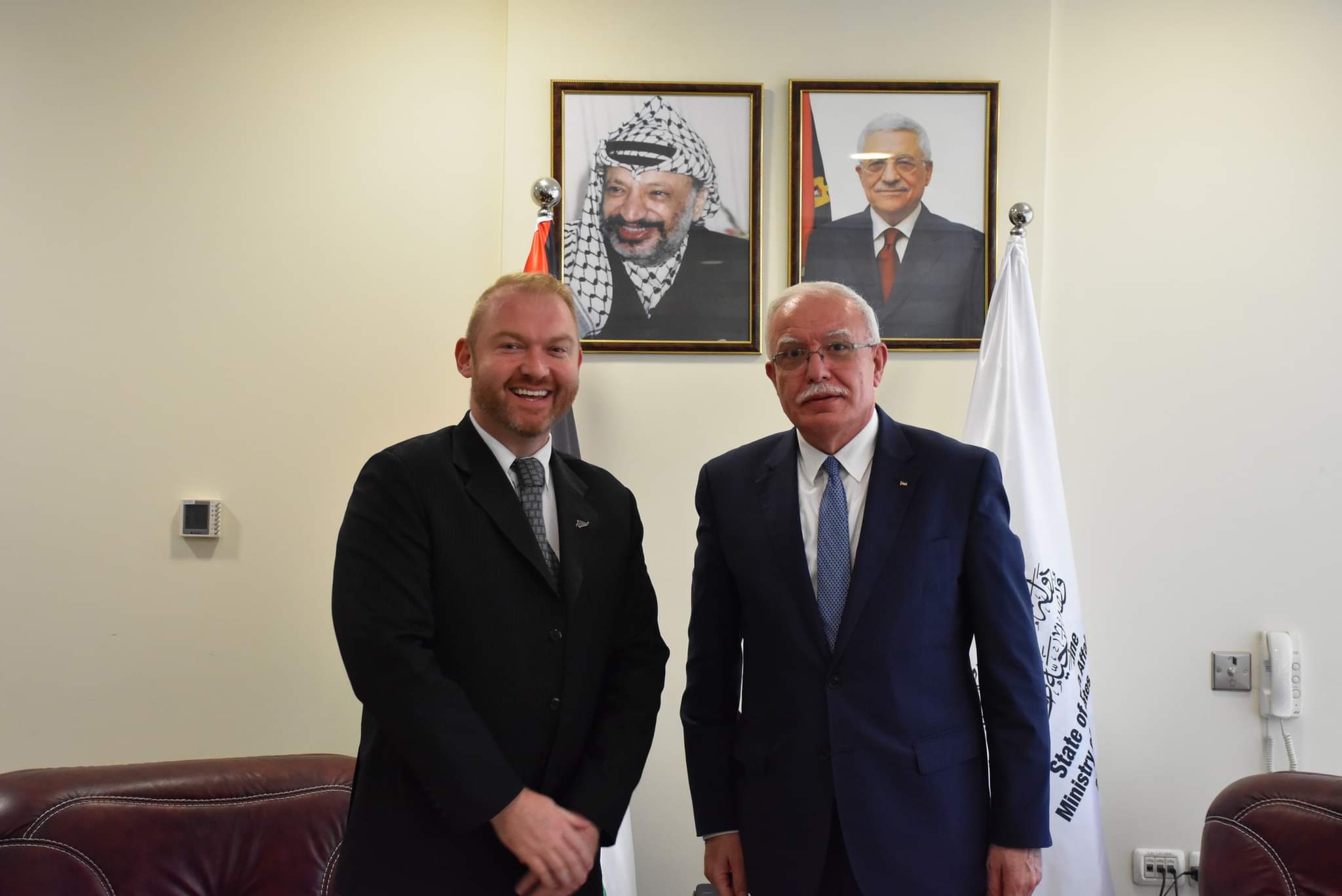 المالكي يؤكد أهمية إقامة نيوزيلندا تمثيل دبلوماسي مقيم لدى فلسطين