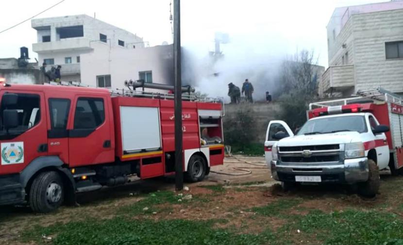 الدفاع المدني يتعامل مع 87 حادث حريق وإنقاذ بالضفة الغربية