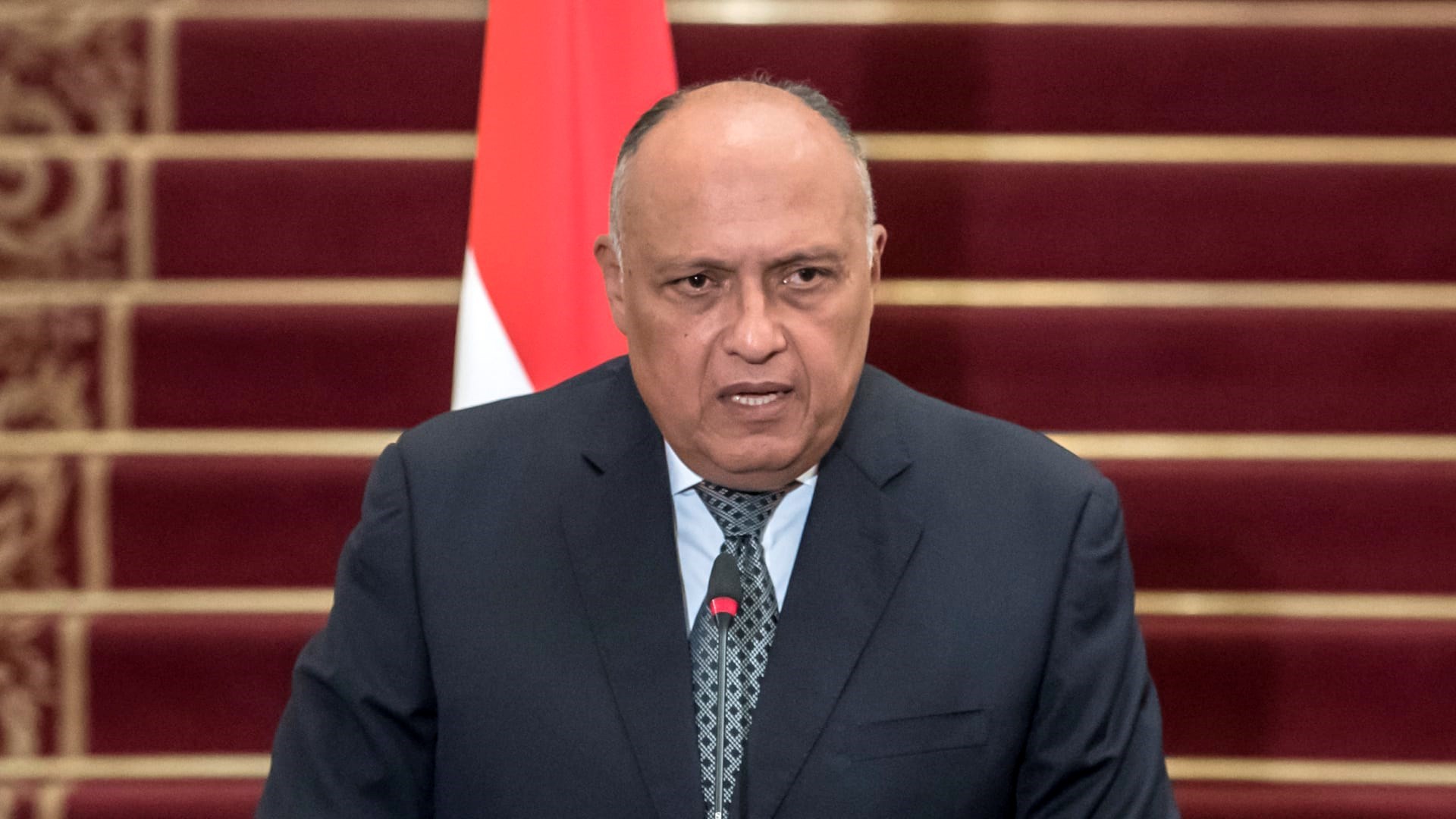 وزير الخارجية المصري يرد على لابيد: الحديث عن حل الدولتين لا يكفي