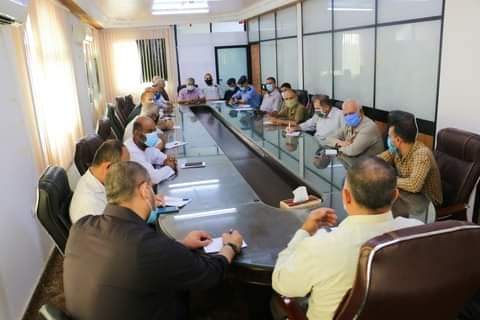 بلدية بيت حانون تواصل اللقاءات مع القوى وقيادة الشرطة لمواجهة فيروس كورونا